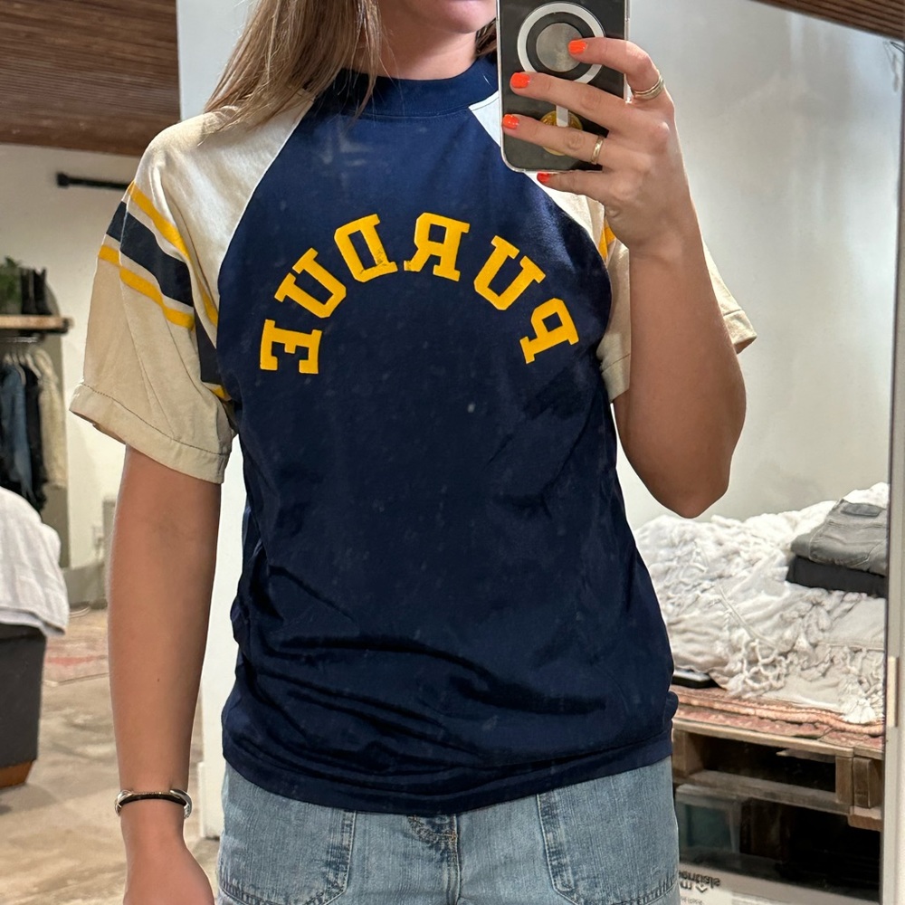 Vintage Purdue champion tee
